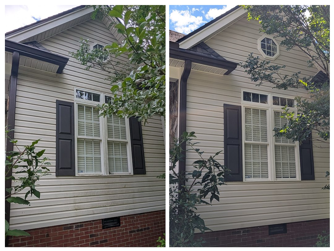 Professional House And Driveway Powerwash In Mebane, NC 
